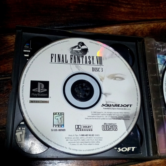 G-16 PS1 BLACK LABEL- FINAL FANTASY VIII GAME - Picture 8 of 12